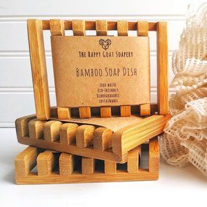 Bamboo ZERO WASTE sustainable Eco soap saver dish